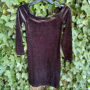 Sparkling Black Velvet Dress ✨  sparkly